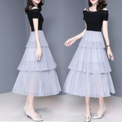 Fashion 2018 Yellow Package Hip Pencil Office Skirts Women